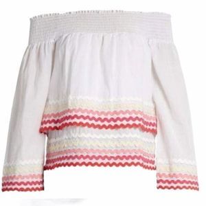 Bliss And Mischief Off Shoulder Ric Rac Top A23